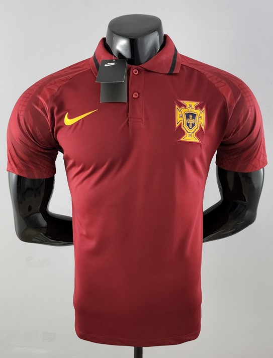 Portugal Camisa Polo VERMELHA 2022-23