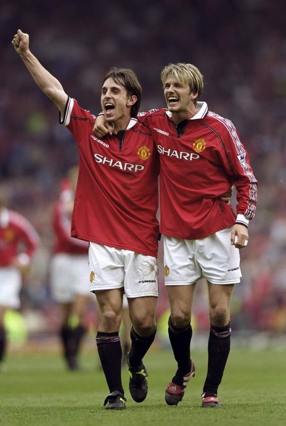 Manchester United Camisa Manga Curta/Retrô VERMELHA 1998-99
