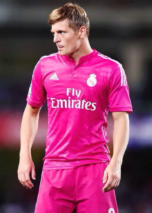 Real Madrid Camisa Rosa Retrô 2014-15